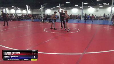 119 lbs Quarterfinals (8 Team) - Carson Neubert, Wisconsin vs Dierks Troegel, Louisiana