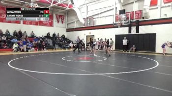 JV-19 lbs Round 3 - Layla Webb, South Tama vs Sahari Reyes, Ottumwa