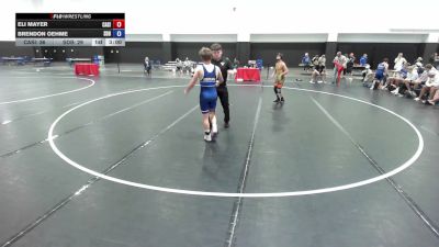 120 lbs Eli Mayer, California Silver vs Brendon Oehme, South Dakota Blue
