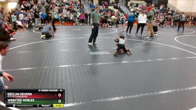 41 lbs Semifinal - Declan Kevern, City Of Charleston vs Webster Nobles, Coastal Elite