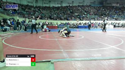 118 lbs Consi Of 64 #2 - Conner McEntire, Sand Springs HS vs Clayton Thomas, Vian