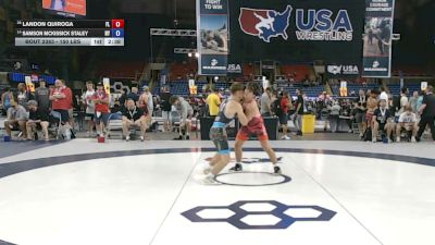 150 lbs Cons. Quarters - Landon Quiroga, Florida vs Samson McKissick Staley, New York