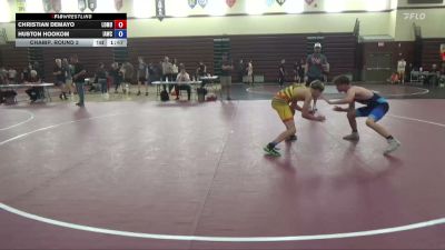 125.1-133.8 lbs Champ. Round 3 - Christian Demayo, Louisa Muscatine vs Huston Hookom, Immortal Athletics Wrestling Club