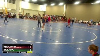 130 lbs Round 6 (8 Team) - Shelby Fillyaw, Charlies Angels Florida Pink vs Sadie Smith, NC Golden Girls