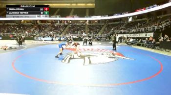 120 lbs Cons. Round 1 - Vanessa Tepper, Minisink Valley-9 vs Emma Penna, Lockport-6