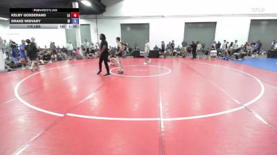 115 lbs Kelby Gosserand, Louisiana vs Drake Wisvary, Idaho
