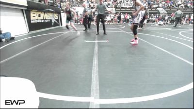 98 lbs Semifinal - Salma Martinez, El Reno Wrestling Club vs Savana Hopkins, Hennessey Takedown Club