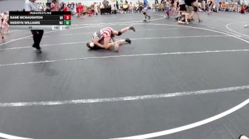 88 lbs Round 3 (6 Team) - Hudsyn Williams, Wrecking Crew vs Dane McNaughton, Quaker Nation