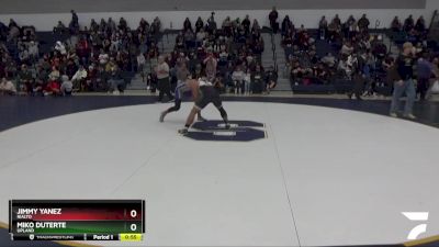 150 lbs Cons. Round 3 - Miko Duterte, Upland vs Jimmy Yanez, Rialto