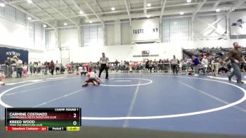 62 lbs Champ. Round 1 - Kreed Wood, Penn Yan Wrestling Club vs Carmine Costanzo, Canandaigua Youth Wrestling Club