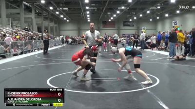 127 lbs Champ. Round 1 - Phoenix Probasco, South Central Punishers vs Alejandra Delorosa, Dodge City Academy