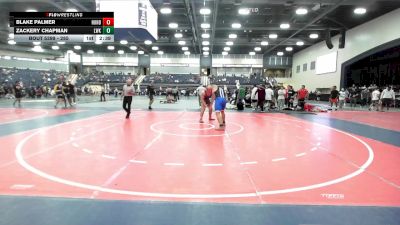 285 lbs Champ. Round 3 - Blake Palmer, Huntingdon vs Zackery Chapman, Lindsey Wilson (Ky.)