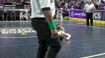 114 lbs Semifinal - Patrick Bulger, Derry Area vs Braiden Lotier, Bishop McDevitt