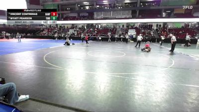 120 lbs Quarterfinal - Vincent Contreras, Nampa vs Wyatt Pearson, Timberline