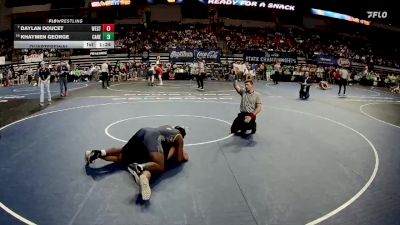 D 2 215 lbs Quarterfinal - Daylan Doucet, Westgate vs Khaymen George, Carencro