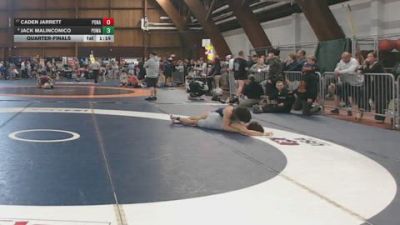 152 lbs Quarterfinal - Caden Jarrett, Ponaganset vs Jack Malinconico, Poway