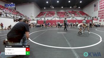 52-57 lbs Rr Rnd 2 - Emersyn Edge, Piedmont vs Noah Torres, Standfast