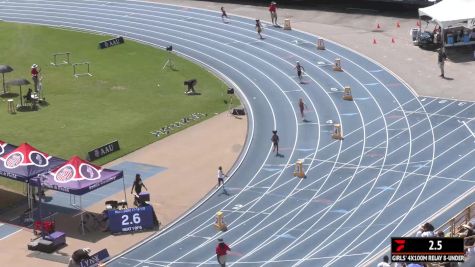 Youth Girls' 4x100m Relay, Semi-Finals 1 - Age under 8