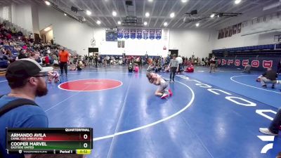 108 lbs Quarterfinal - Armando Avila, Camel Kids Wrestling vs Cooper Marvel, Eastside United