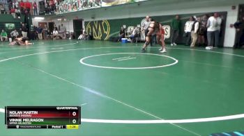 150 lbs Quarterfinal - Nolan Martin, Buckeye (Medina) vs Vinnie Melragon, Upper Arlington