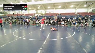 45 lbs Cons. Semi - Wyatt Wilson, Team Prestige Wrestling vs Gunnar Keel, Uintah Wrestling