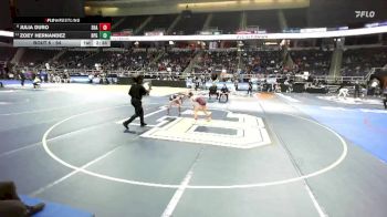 94 lbs Champ. Round 1 - Zoey Hernandez, Rocky Point Girls-11 vs Julia Duro, Shaker-2