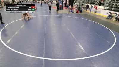 16U Boys - 150 lbs Champ. Round 2 - Reed Campbell, Team Valley Wrestling Club vs Drake Troxel, Nebraska Wrestling Academy