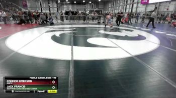 96 lbs Cons. Round 3 - Jack Francis, Southern Idaho Training Center vs Connor Emerson, INWTC