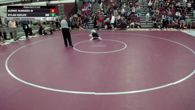 152 lbs Cons. Quarters - Albino Almanza III vs Dylan Keeler, No Nonsense Wrestling
