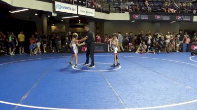 63 lbs Cons. Sub-quarters - Austin Haure, Team Nazar Training Center vs Jarrett Ritenour, Young Guns Wrestling Club