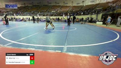 120 lbs Consolation - MaminaKowa Warrior, Tecumseh Youth Wrestling vs Bruce Vanderhoeven, NORTH DESOTO WRESTLING ACADEMY