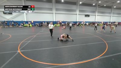 106 lbs Cons. Round 2 - Greyson McDonald, Unattached vs Abdulrahman Salem, Unattached
