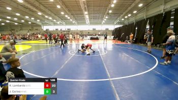 112 lbs Quarterfinal - Rocco Lombardo, Team Gotcha vs Jaxin Corino, Shore Thing Surf