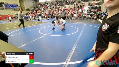 60 lbs Round Of 16 - Frankie Meyerdick, Collinsville Cardinal Youth Wrestling vs Ezra Nealy, Berryhill Wrestling Club