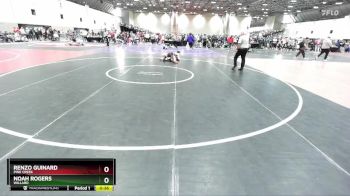 150C Quarterfinal - Noah Rogers, Willard vs Renzo Guinard, Pine Creek