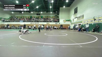 175 lbs Cons. Round 3 - Seth Blevins, South Torrance vs Ryan Lorenzen, Moorpark