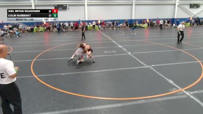 138 lbs Champ. Round 1 - Joel Bryan Waggoner, Unattached vs Colin Huminsky, ISI Wreslting Club