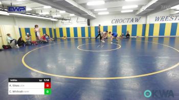 140 lbs Final - Kingston `Rooster` Sikes, Lions Wrestling Academy vs Callan Whitnah, Harrah Little League Wrestling