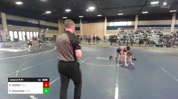 130 lbs Consi Of 8 #1 - Duraias Walker, Gold Rush Wr Ac vs Vincent Gosswiller, Granite WC