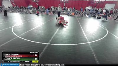 190 lbs Champ. Round 1 - Connor Simons, Wisconsin vs Owen Sjoberg, Watertown Wrestling Club