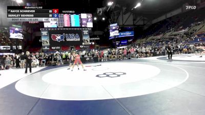 132 lbs Champ. Rd Of 128 - Rayce Schriever, CO vs Berkley Behrens, OH