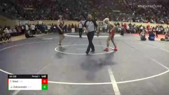 4A-138 lbs Semifinal - Jack Golowenski, Tuttle vs Toby West, Fort Gibson