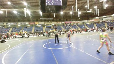 72 lbs 5th Place - Mackenzie Williamson, Nebraska Wr Ac vs Scarlett Schirner, Arvada West