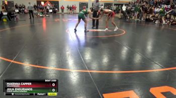 JV-8 lbs Round 2 - Makenna Capper, Williamsburg vs Julia Enguidanos, Cedar Rapids Kennedy