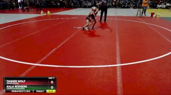 55 lbs Quarterfinal - Kalia Rodgers, Chaska/Chanhassen vs Tanner Wolf, Grand Rapids