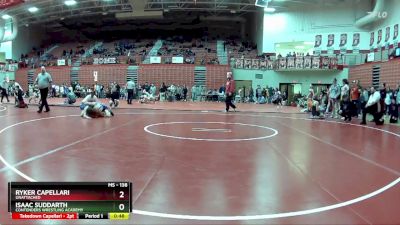 138 lbs Cons. Round 5 - Isaac Suddarth, Contenders Wrestling Academy vs Ryker Capellari, Unattached