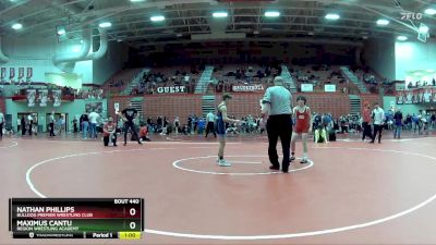 95 lbs Cons. Round 2 - Maximus Cantu, Region Wrestling Academy vs Nathan Phillips, Bulldog Premier Wrestling Club