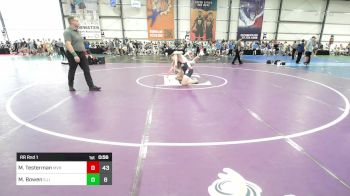 182 lbs Rr Rnd 1 - Mason Testerman, Mavericks Wrestling vs Max Bowen, Illinois Cornstars - Cartman