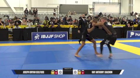 Ray Anthony Juachon vs Joseph Bryan Geilfuss 2025 World IBJJF Jiu-Jitsu No-Gi Championship