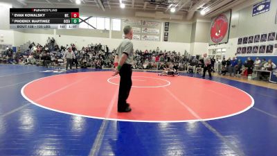 120 lbs Final - Evan Kowalsky, Mt. Ararat-Brunswick vs Phoenix Martinez, Oceanside